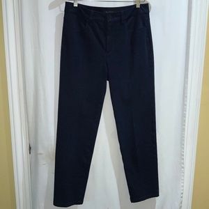 Talbots blue ankle dress pants Sz 6 career professional business dress